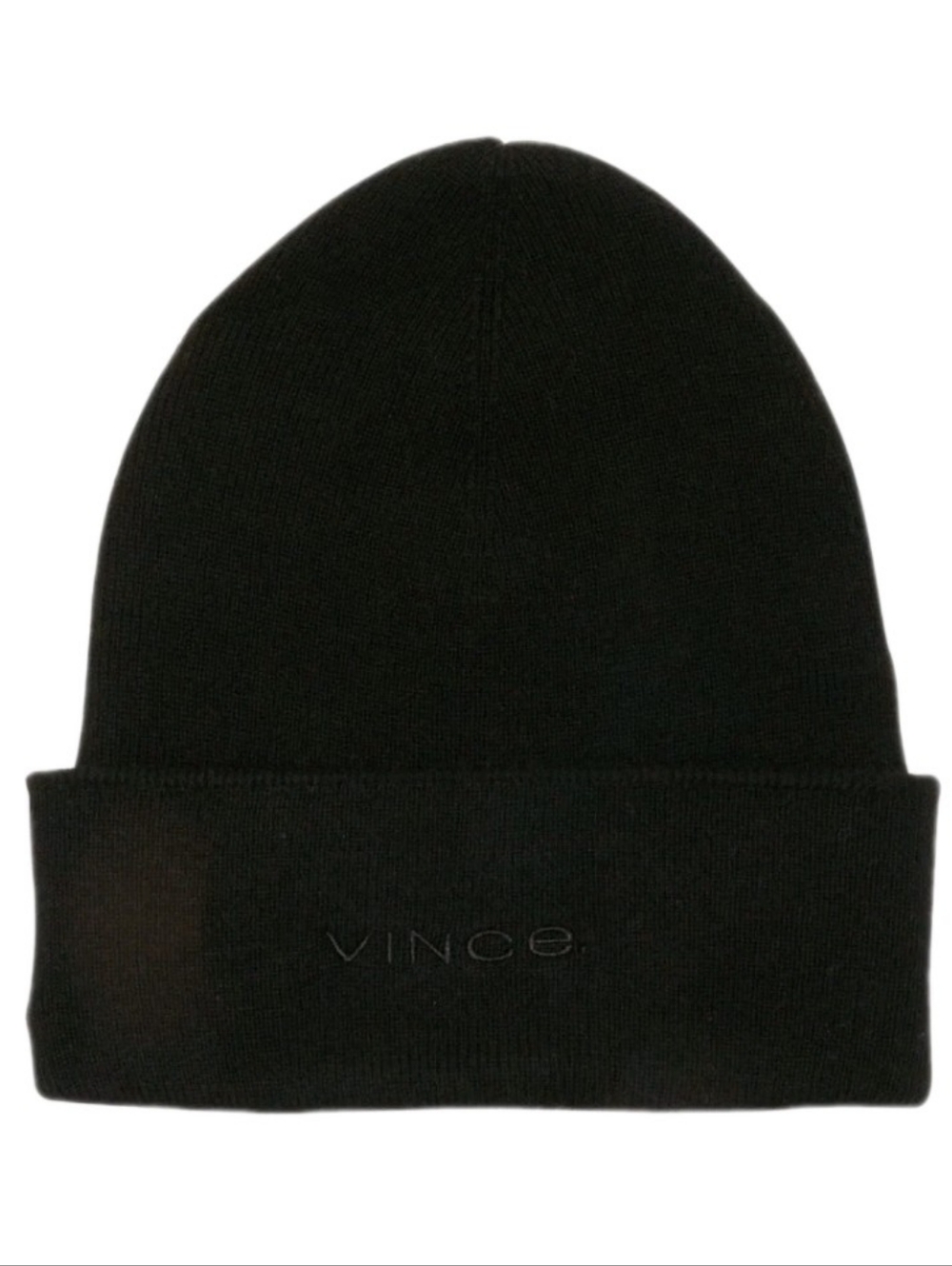 Vince Men's Black Wool & Cashmere Cuffed Beanie Msrp $145 I'm